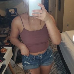 Ribbed Cami Tank Top